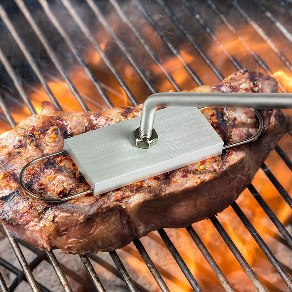 

BBQ Barbecue Branding Iron Signature Name Marking Stamp Tool Meat Steak Burger 55 x Letters and 8 spaces bakery accessories