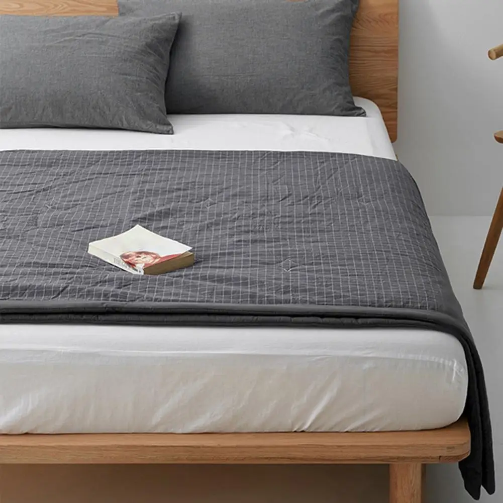 

Air Conditioning Quilt Soft Breathable Slim and supple Cotton Household Summer Blanket for Home Dormitory Home Blanket