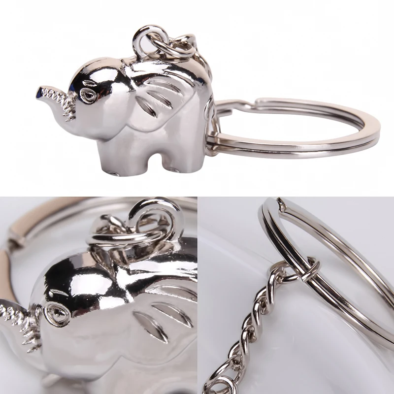 1 шт. модный стиль милый брелок для домашних животных слона и золотой цвет подарок