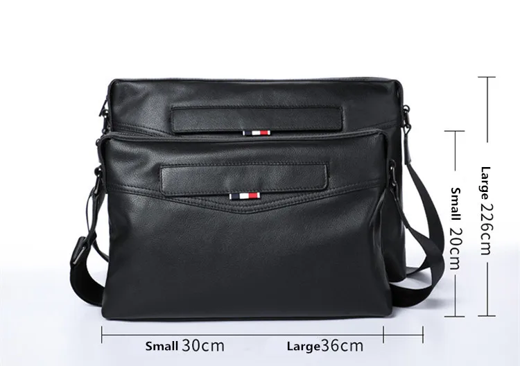 Роскошные модные мужские сумки через плечо из натуральной воловьей кожи