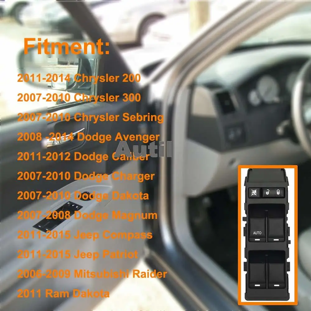 4602780AA кнопка переключения электрического стеклоподъемника для Chrysler 200 300 Dodge Avenger
