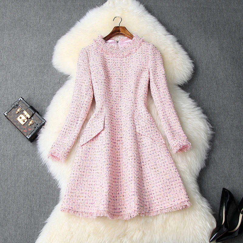 Рождественское платье с длинными рукавами новинка 2019 осенние женские вечерние