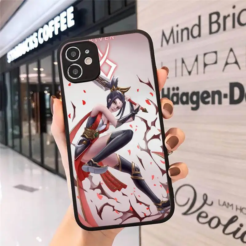 

lol league of legends Phone Case Matte Transparent for iPhone 7 8 11 12 s mini pro X XS XR MAX Plus cover funda