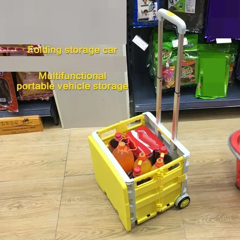 Складная тележка Verdulero Carro Plegable Carrito De Compra для хранения колесиков стол Mesa Cocina