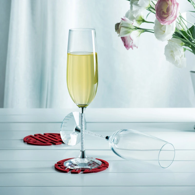 Европейский роскошный хрустальный алмаз Кубок шампанского бокал для вина