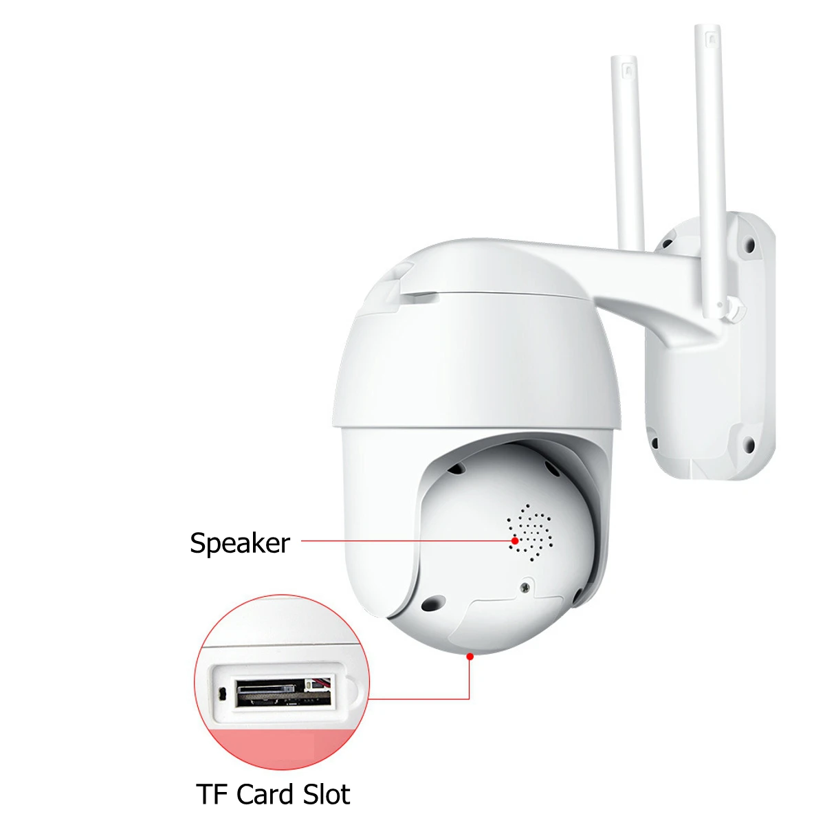 1080P PTZ IP камера Wifi наружная скорость купольная беспроводная видеокамера с Wi-Fi панорамирование 8X цифровой зум сеть видеонаблюдения