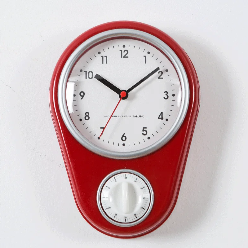 Кухонные настенные мини-часы бесшумные белые часы современный дизайн домашний