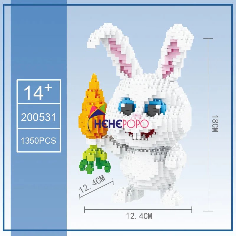 16005 мини конструктор Ворона микро игрушки сделай сам милая ворона блокировка