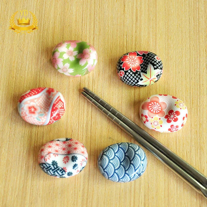 

1Pcs Home Cute Japanese Ceramic Chopsticks Stand Rack Kitchen Spoon Fork Holder