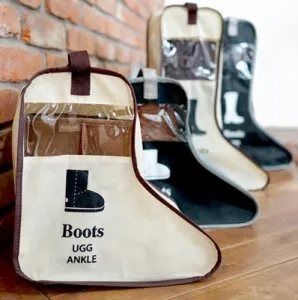 

1 pcs Travel shoe bag, home boot storage bag shoe storage bag visible dustproof boot cover