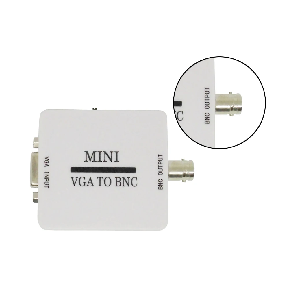 VGA to BNC Video Converter Mini HD Convertor Box Composite Adapter Conversor Digital Switcher For HDTV Monitor |