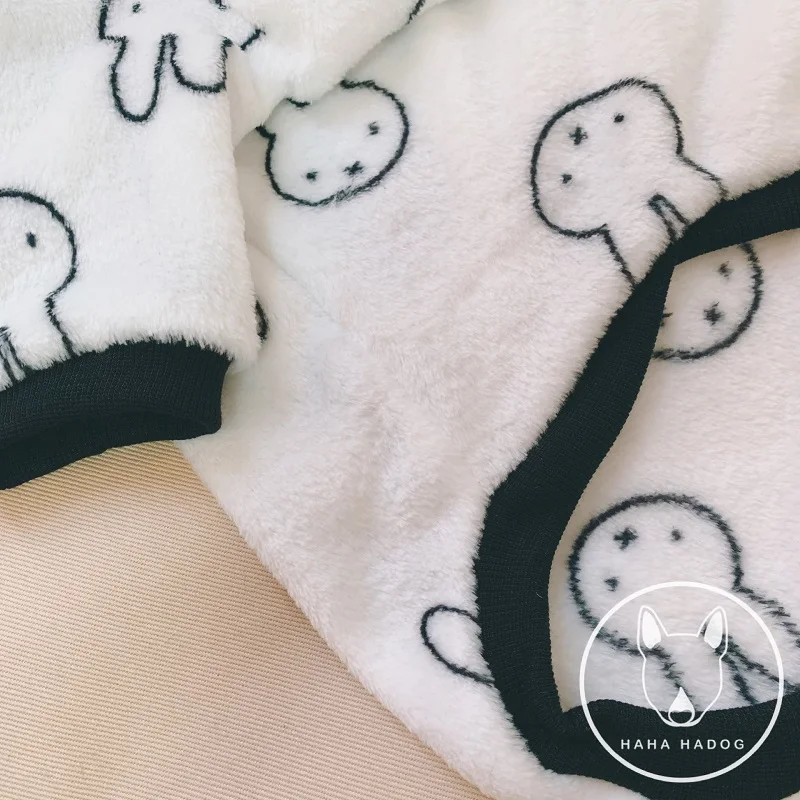 

Dog clothes Bunny soft big dog vest/Fighting Corgi Shiba English fighting dog clothes pet winter flannel clothes big dog clothes