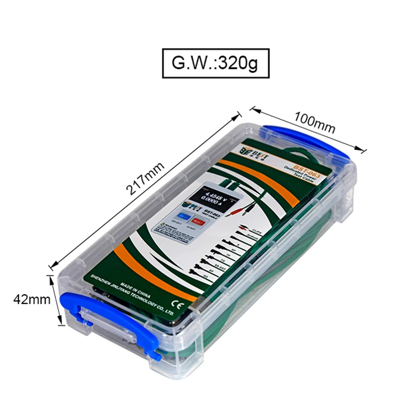 BST-063 мобильный телефон ремонт Специальный шнур питания Apple/Android Батарея для