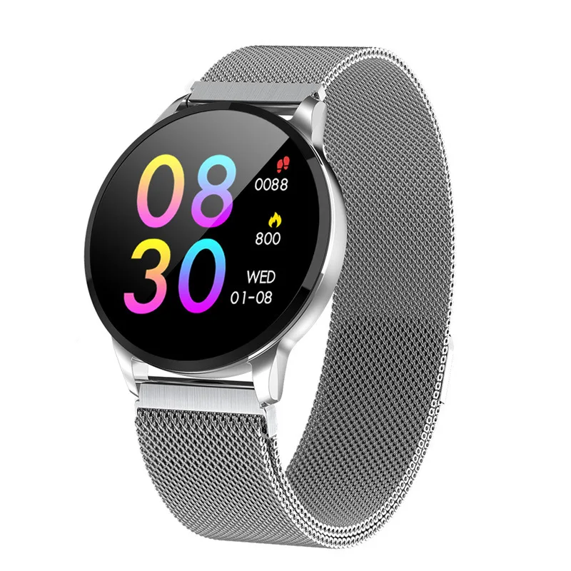 sliver steel Y16 Uwatch2 Смарт часы для Android IOS 1,33 'полный сенсорный экран IP67 водонепроницаемый фитнес-трекер браслет для женщин полностью металлический Unibod - Цвет: sliver steel