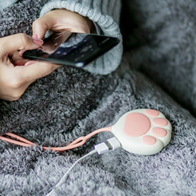 

Paw Cute Hand Warmer Winter Heater Portable Double Sided Quick Heating