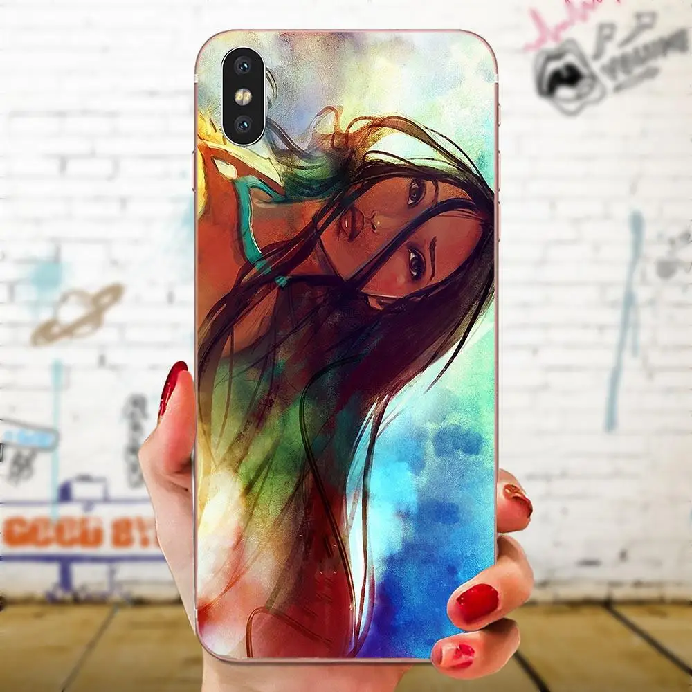 Покахонтас дизайн для Galaxy J1 J2 J3 J330 J4 J5 J6 J7 J730 J8 2015 2016 2017 2018 mini Pro Чехол из мягкого ТПУ