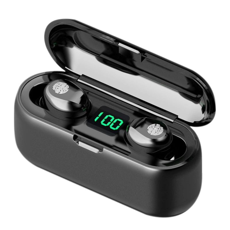 

TWS-наушники F9 с поддержкой Bluetooth 5,1 и микрофоном