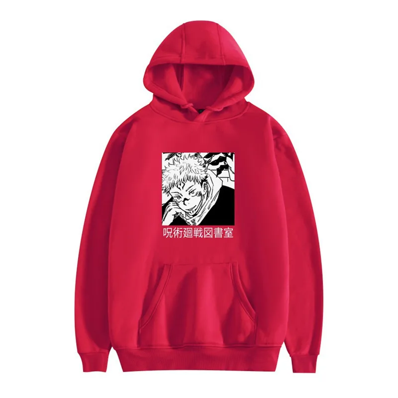 

Jujutsu Kaisen Hoodies Winter Anime Print Sweatshirt Unisex Men Women Fashion Oversized Harajuku Hip Hop Pullover streetwear