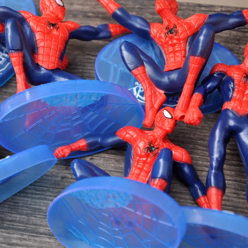 Фигурка героя мультфильма Марвел танос Человек-паук игрушки декоративное