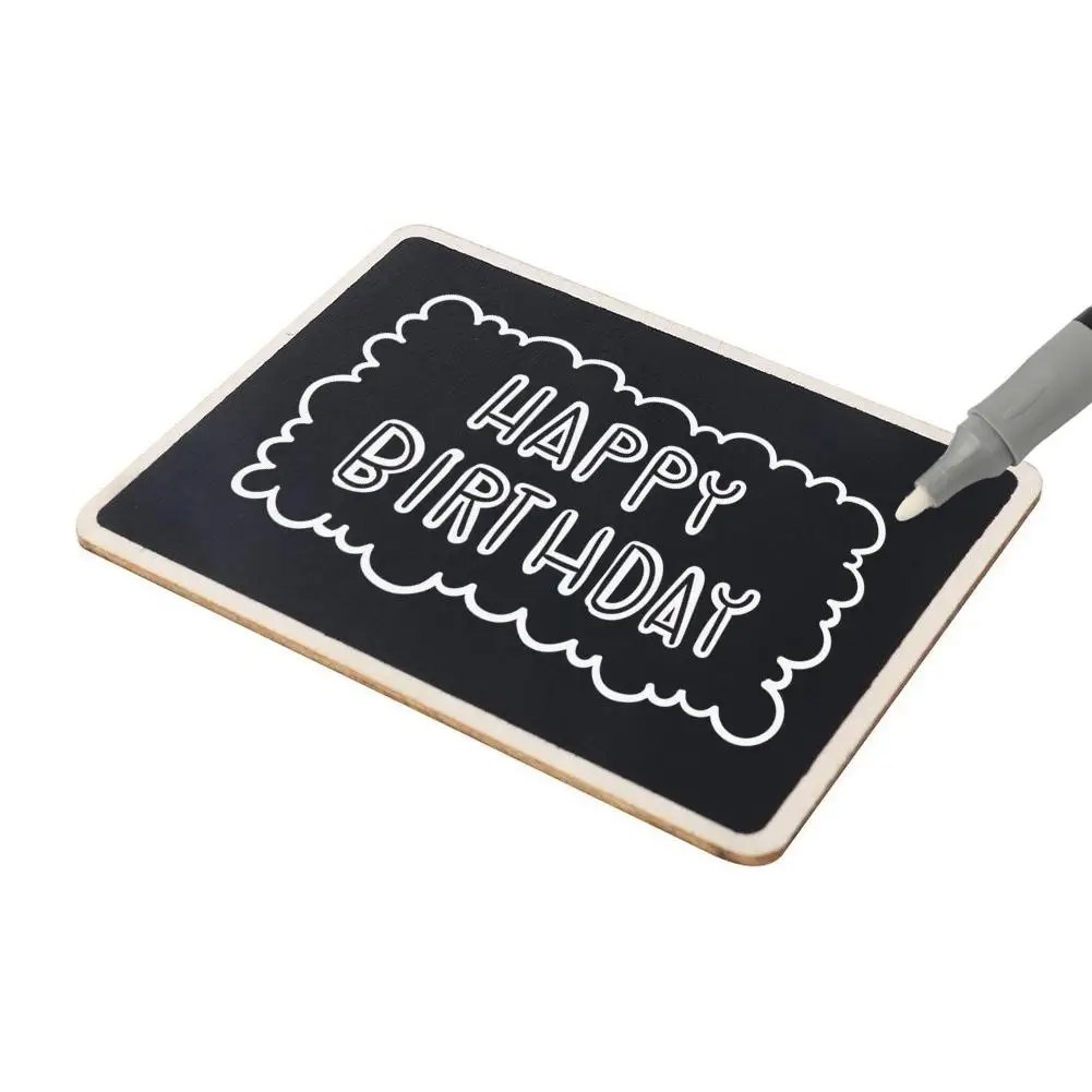 10 шт./компл. маленький деревянный мелок доска свадьба кухня ресторан письмо