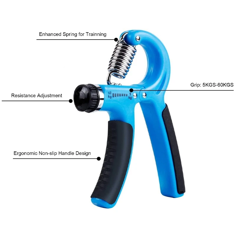 5-60 кг регулируемое р-образное устройство захвата тренажер силы пальца