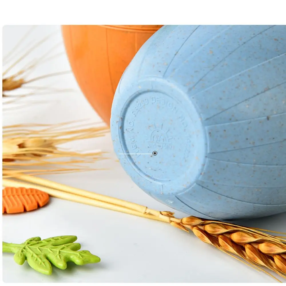 Лист баррель фрукты знак здоровая Пшеничная солома пластиковая фруктовая вилка