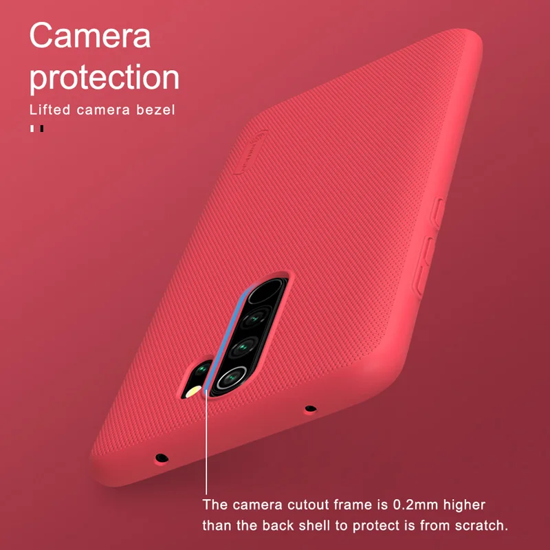 Матовый защитный чехол Nillkin для Xiaomi Redmi Note 8 Pro 8T жесткая пластиковая задняя
