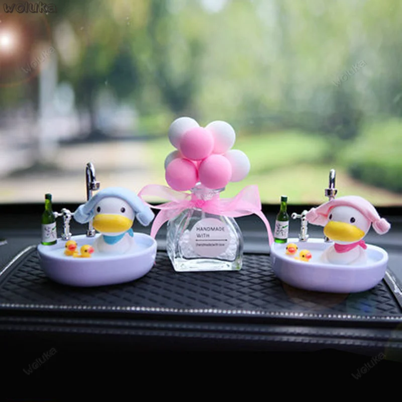 Украшение для автомобиля утка ароматерапия ванна мультфильм автомобиль