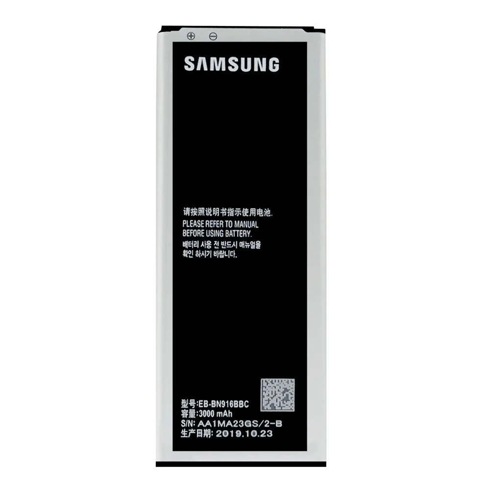 20pcs/lot Battery EB-BN916BBC For Samsung Galaxy Note 4 N9100 N9106W N9108V N9109V Original Phone Replacement bateria 3000mAh | Мобильные