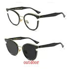 Фирменные Мультифокальные линзы, очки для чтения для мужчин и женщин, для пресбиопии, дальнозоркости, бифокальные очки, солнцезащитные фотохромные очки NX