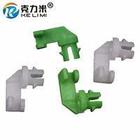 100pcs 50pairs left and right side door lock rod clip green white auto nylon fastener wire clamp retainers