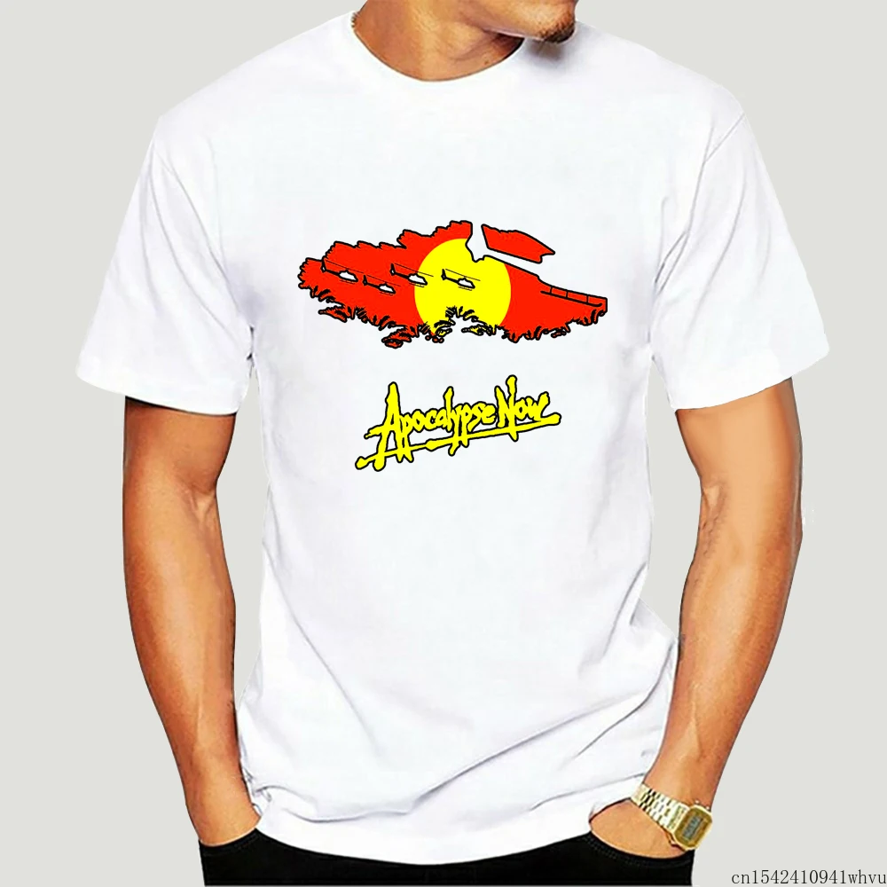 

The Plane Apocalypse Now Movie Poster Streetwear Harajuku Black of White Unisex Lycra Soft O-neck Mens T-Shirts Size M-5XL