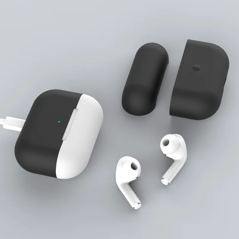 Силиконовый чехол для AirPods Pro беспроводной Bluetooth Apple Air Pods 3 наушников аксессуар