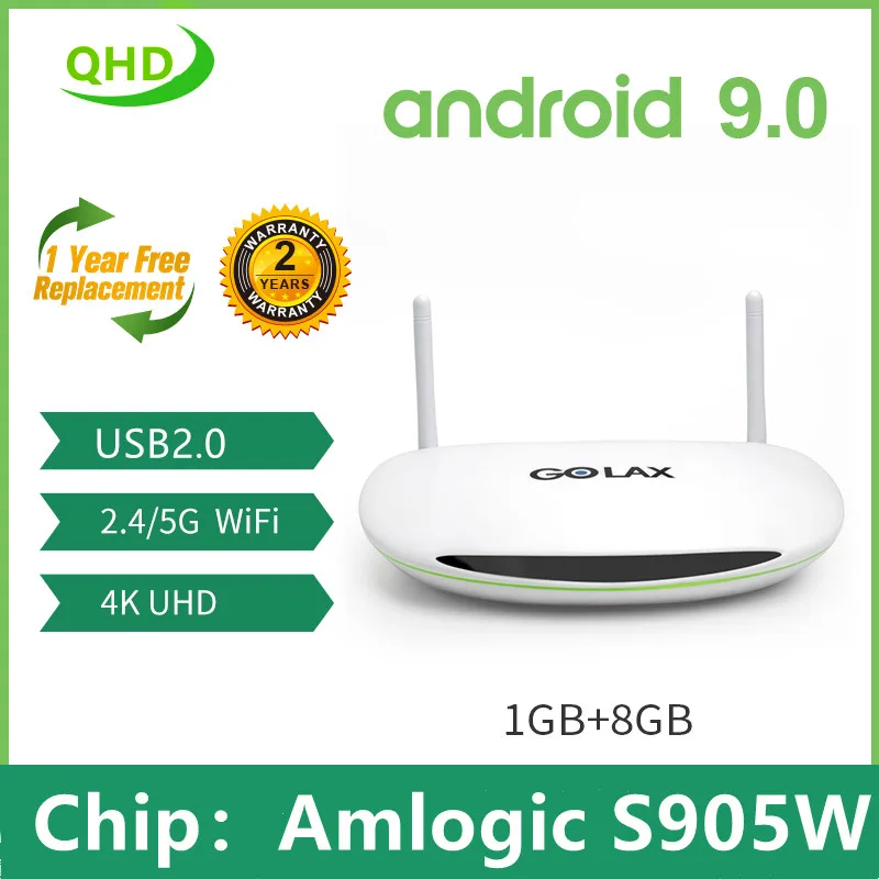 

QHD TV Golax M1 ip tv box Android 9,0 TV Box Amlogic S905W четырехъядерный 1 ГБ 8 ГБ медиаплеер 4K HD Smart IP TV Set Top Box PK Leadcool