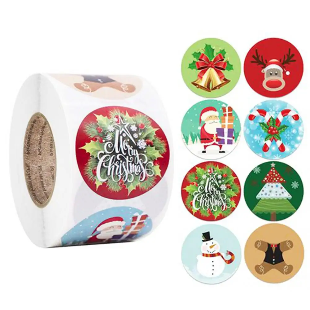 Крафт-бумага 500 шт./рулон полезная ручная учетная запись наклейка сделай сам с