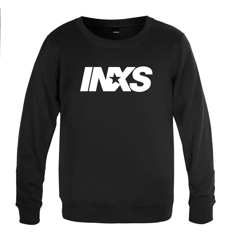 

INXS Music Rock Sweatshirt Men Spring Autumn Long Sleeve O-Neck Pullover Casual Man Hip Hop Streetwear Sport Fitness Hoody Coat