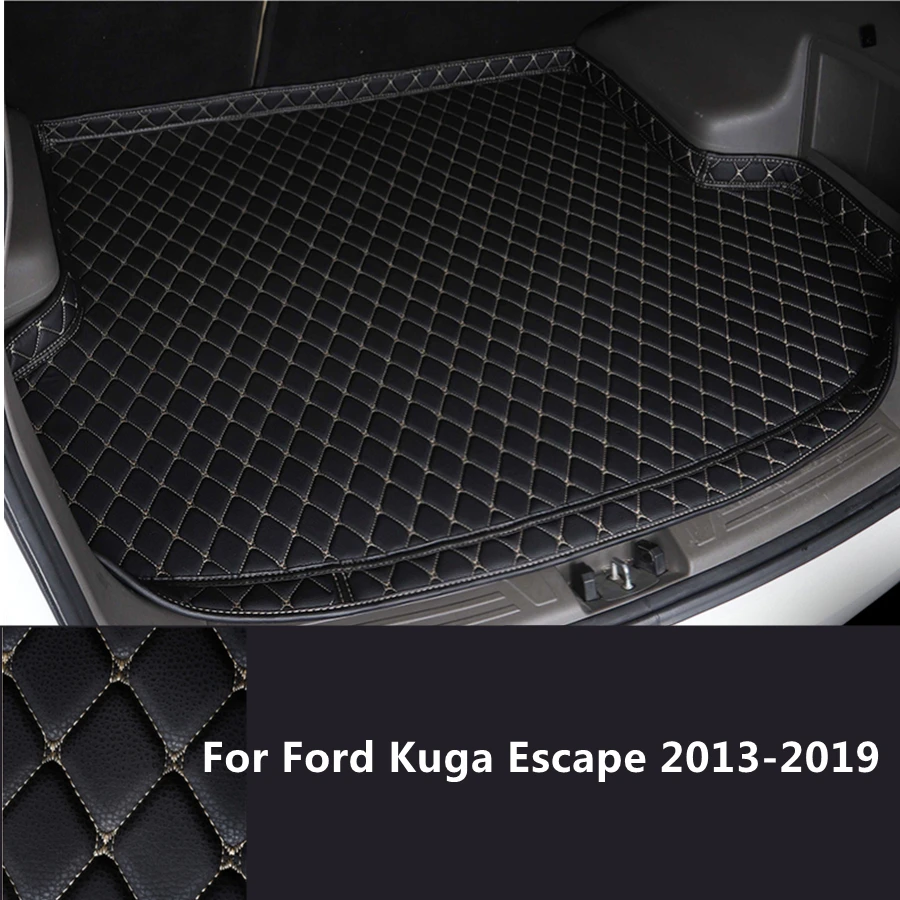 

High Side Car Trunk Mat For Ford Kuga Escape (2013-2019) 2013 2014 2015-2018 all years Car Styling Custom-Made Car Cargo Liner