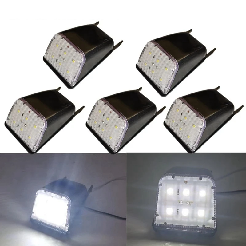 

5Pcs Truck LED Sun Visor Lights Roof Lights Sunshade Lights for Europe Volvo Trucks FH FM NH FH12 FH16 FM9 20398824