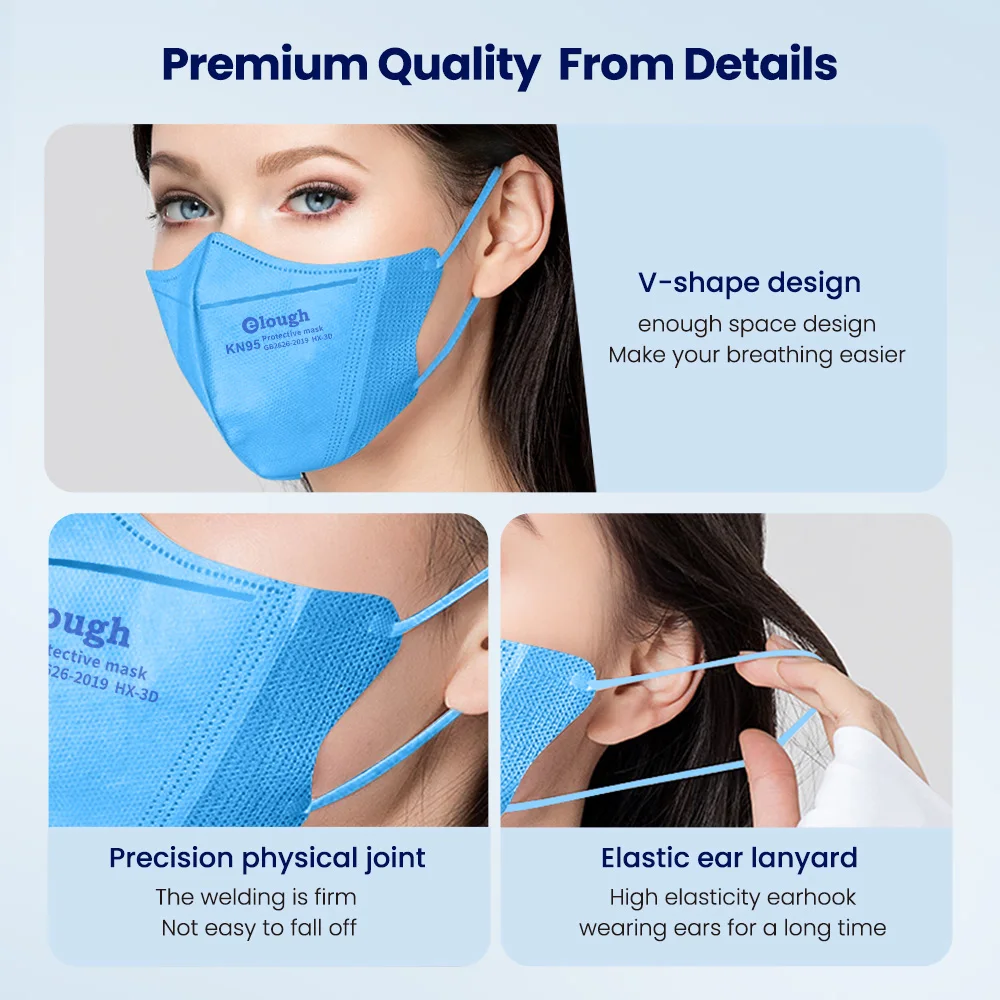 certificadas ffp2 face mask facial masks filter fpp2 maske fish CE FFP2mask KN95 mascara respirator mascarilla ventila | Безопасность и