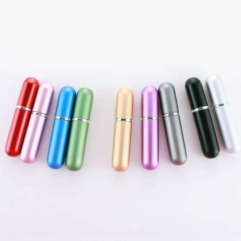 5 мл многоразовый мини флакон спрей для духов Алюминиевый распылитель