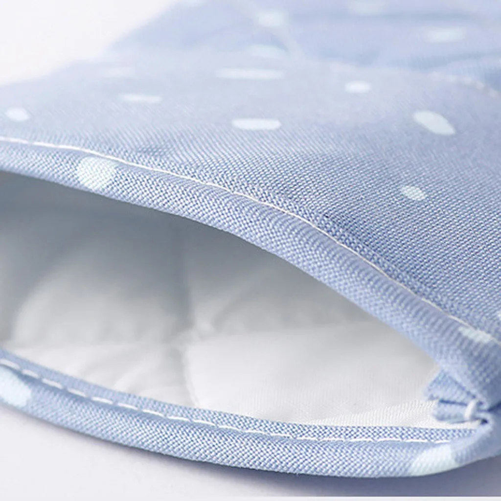 Рукавицы для кухонной печи рукавицы из полиэстера с принтом в клетку