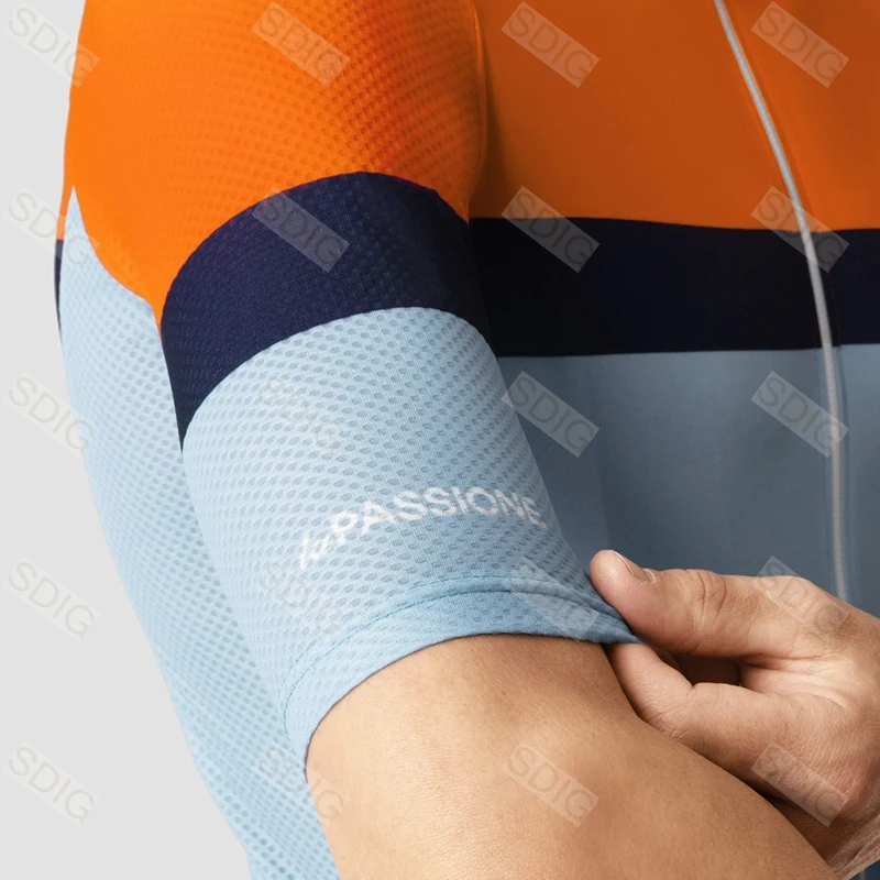 

High Quality Cycling Clothing 2022 New Air Mesh Cycle Jersey Men Color Stitching MTB Road Bike Racing Wear RBX Ride Shirt