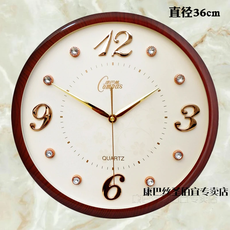 Living Room Quartz Wall Clock Fashion Simple Personality Silent Pendant Home Decoration Watch White W6 | Дом и сад