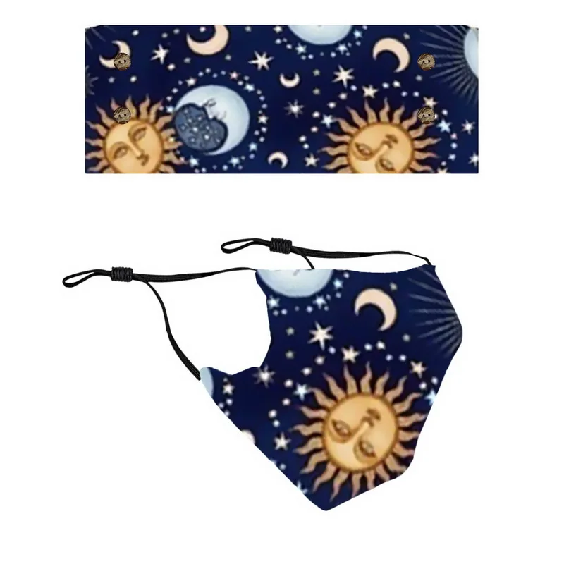 

2PCs Women Printing Button Hairband with Cover Headscarf Comfortable Headwear Sports Elastic Turban Head Band Hair Accessories