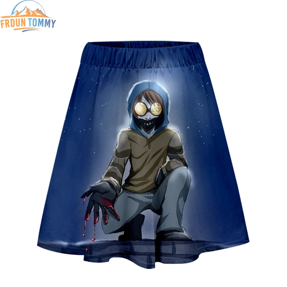 2019 новый стиль creepypasta 3D печать одежда повседневная юбка женская летняя