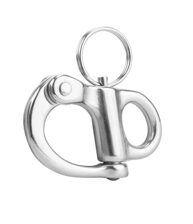 

Stainless Steel 316 Rigging Sailing Fixed Bail Snap Shackle Fixed Eye Snap Hook Sailboat Sailing Boat Yacht Outdoor Living