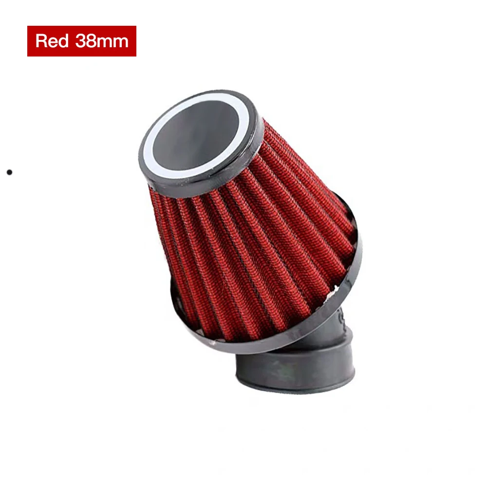 Мотоциклетный воздушный фильтр 28 мм зажим для очистки на 45 градусов изгиб