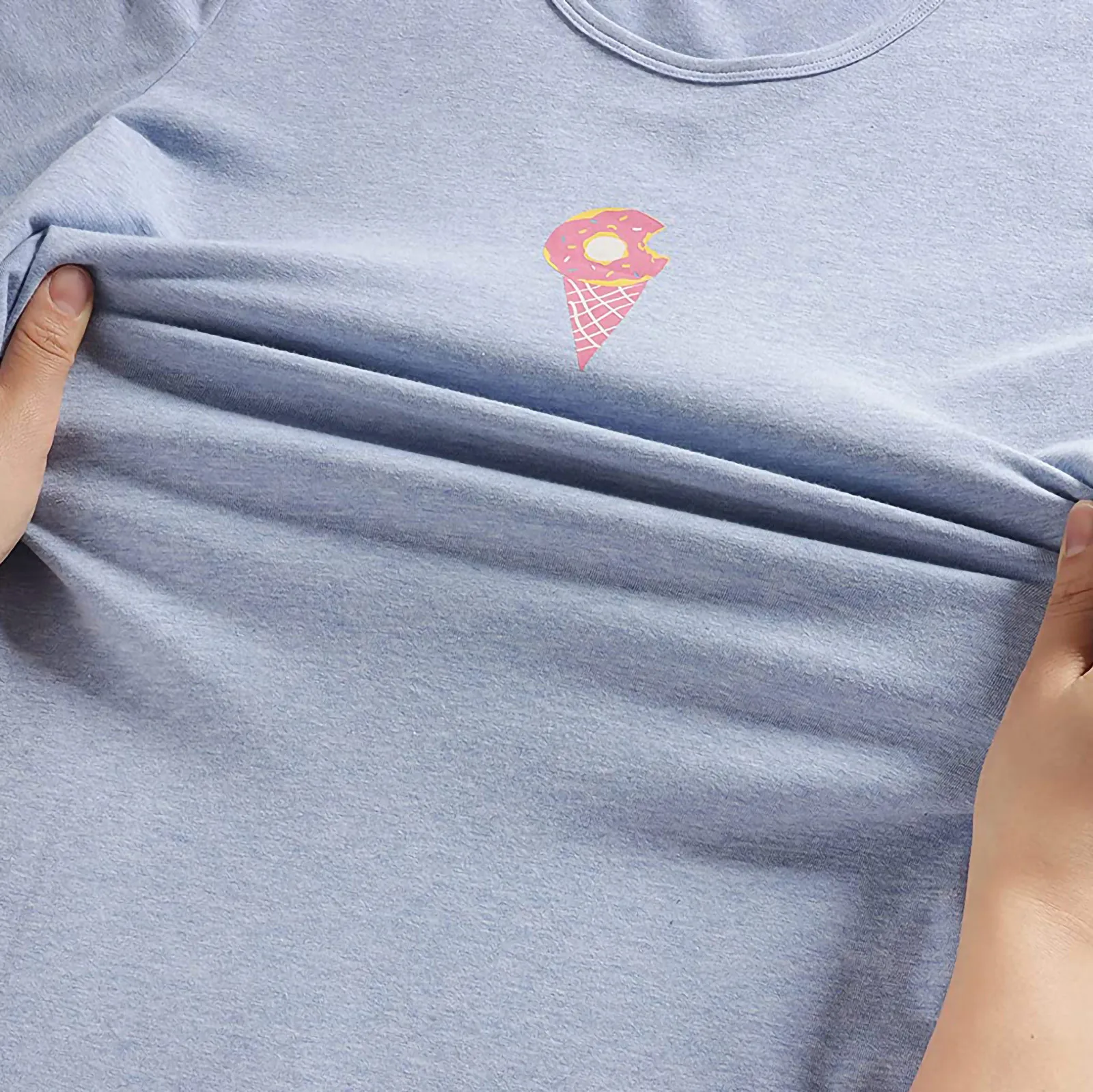 

Women'S Suit Summer Casual Polyester Stripe/Print Short-Sleeved Shorts Two-Piece Split Home Service Set Jujutsu Kaisen Woman F4