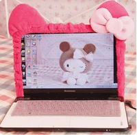cute cartoon elastic laptop screen dust proof cover led computer cover set anti dust protective case home decoration
