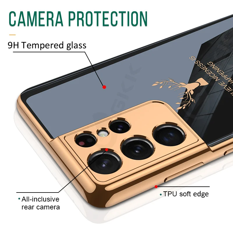 GKK Плетеный чехол с плетением для Samsung Galaxy S22 Ultra Многоцветный чехол плюс на.